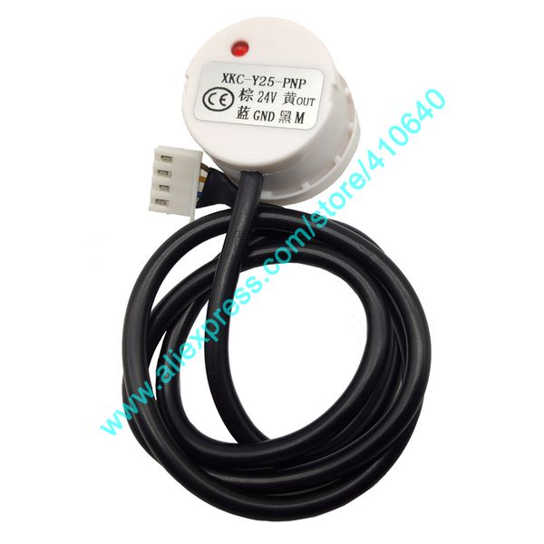 Único DC 24V XKC-Y25-PNP Sem contato Líquido Sensor Sensor de Nível de Água Sensor de Controle Automático Sonda Sonda Springis OK