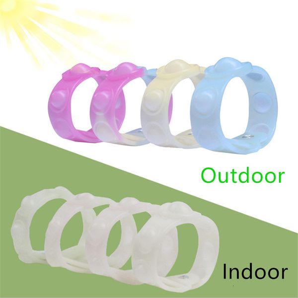 

change color sensory bubbles pop fidget bracelet cellphone straps finger push simple dimples popping wristband stress relief wrist band sunl