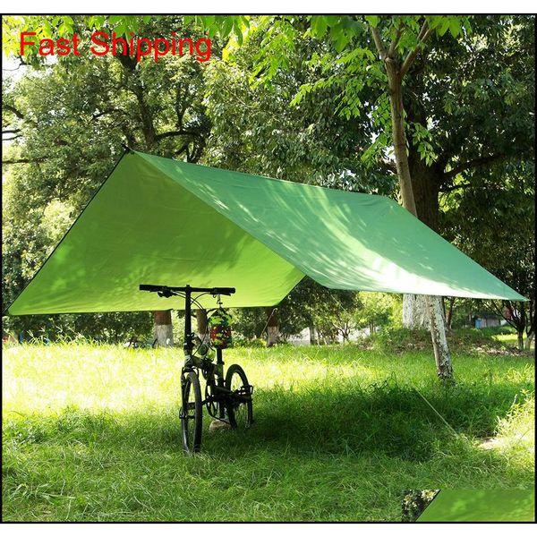 

3 colors waterproof camping mat 3* tent cloth multifunction awning tarps picnic mat tarp shelter garden bui qylegp dh_seller2010