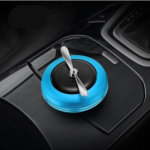 

car air freshener solar rotating with1 incense slice vehicle diffuser decoration flavoring auto accessories