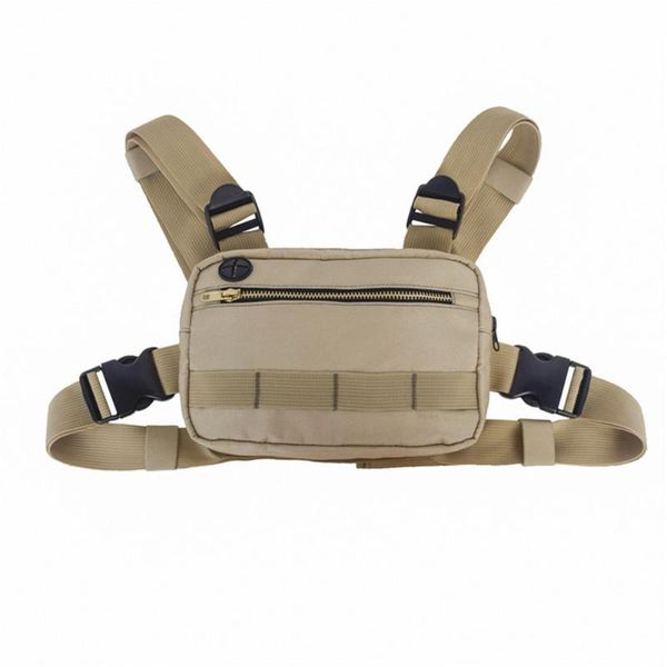 

waist bags wear resistant fanny pack outdoor nylon adjustable straps chest bag functional small shoulder vest shape fashion tactical