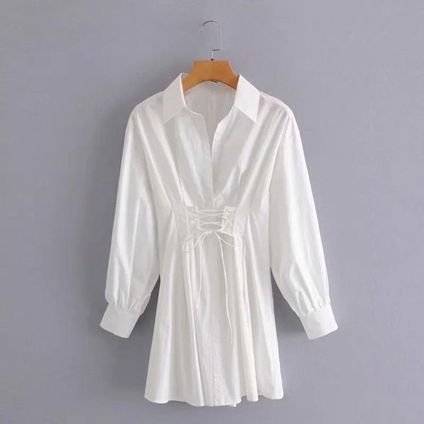 

women's polos casual shirtÂ collar polyester longÂ sleeve long tees dlsy281, White