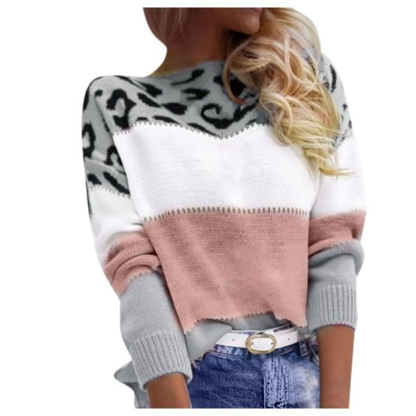 

women's sweaters casual fashion pullovers contrast color long-sleeved sweater pullover jersey mujer invierno #g3, White;black