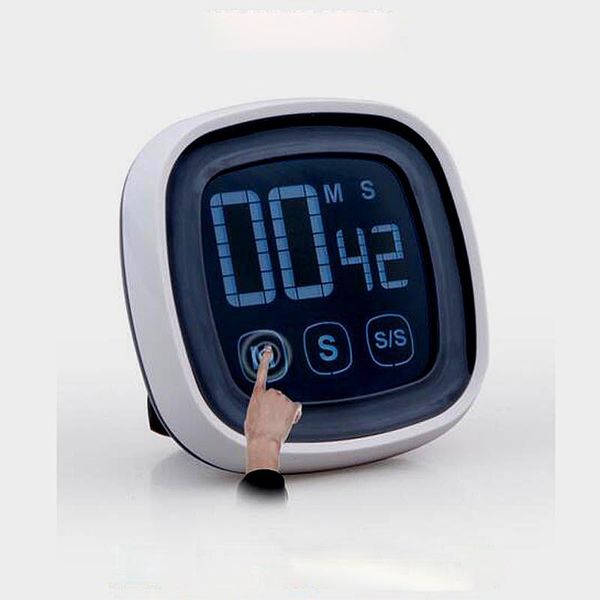 

digital timer touch screen led electronic timer countdown timing satch clock kitchen magnetic instrument kookwekke
