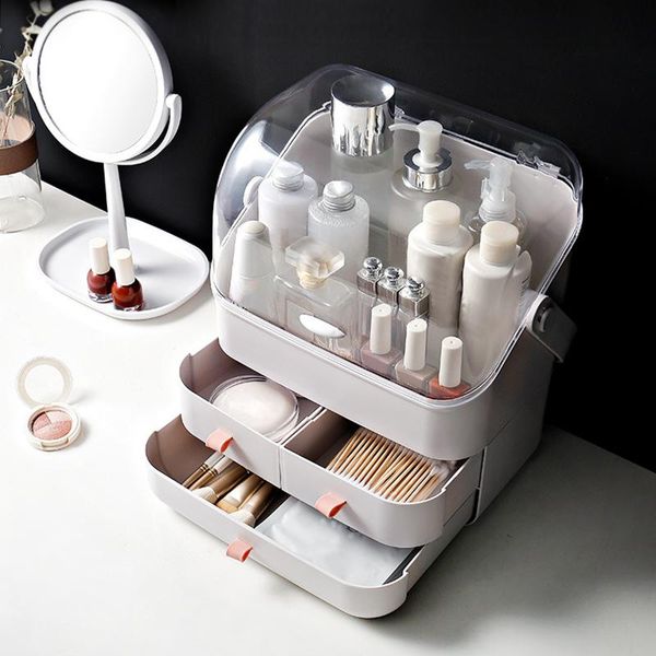 

container sundries case makeup box organizer large capacity cosmetic organizer holder makeup storage box dressing table