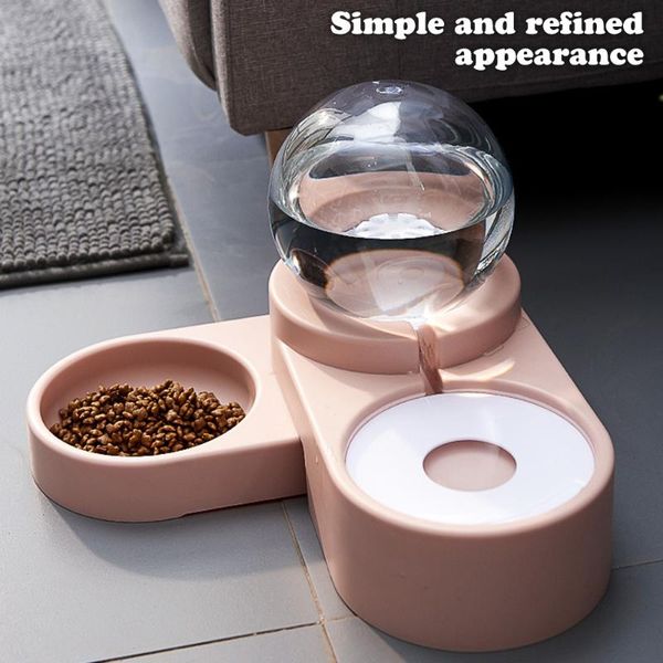 

dog bowls & feeders bubble pet 1.8l food automatic feeder fountain water drinking for kitten feeding container cat supplies