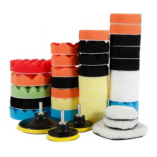 

car sponge disc polishing pad set waxing wheel care kit 5 inch 3 2 in 1