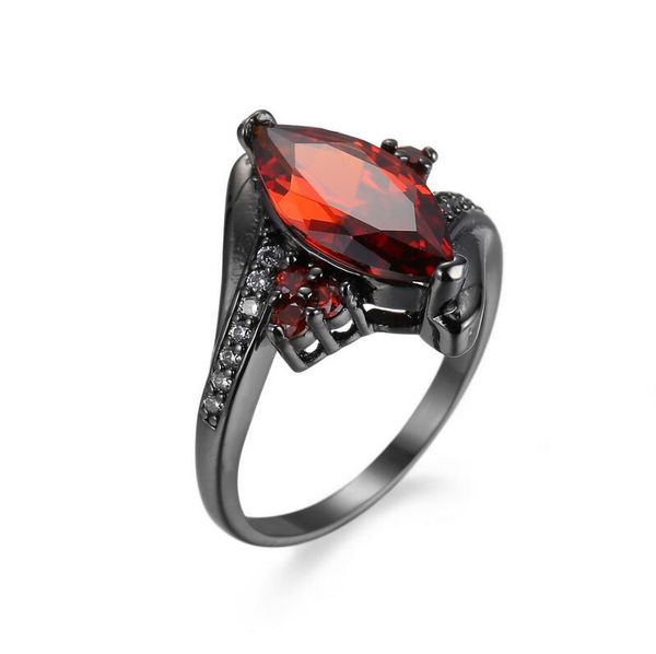 

2018 explosion models europe and america jewelry jewelry zircon ring gift sea blue zircon ring wedding ladies jewelry gifts wholesale, Silver