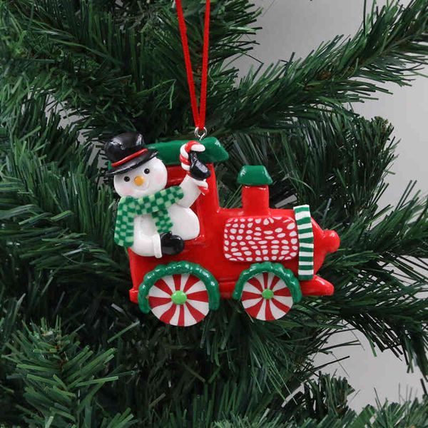 

tree decoration pendant new soft pottery car mall window party christmas decorations