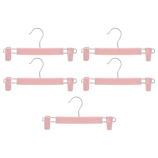 

hangers & racks 10pcs pants skirt hanger with clips clothing display closet rack