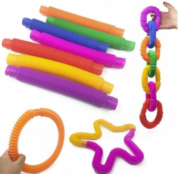 

ups ship children vent decompression toys telescopic bellows sensory toys stretch tube funny telescopic tube toy