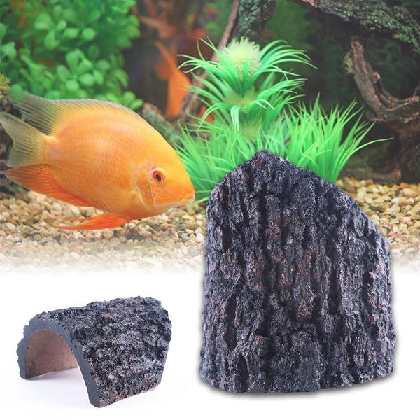 

decorations 1pc aquarium resin tree decoration fish tank ornament landscaping decor hiding cave shelter for shrimp plant