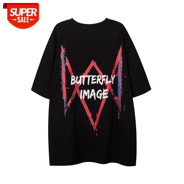 

SEVEYFAN 2021 Men's Hip Hop T Shirts Fashion Letters Graffiti Tees Summer Cotton Short Sleeve Tops for Male #Gj7K, White;black