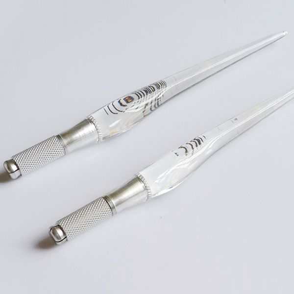 

10pcs manual tattoo pen tattooing machine professional permanent makeup handtool 3d microblading pen eyebrow tebori munsu tool