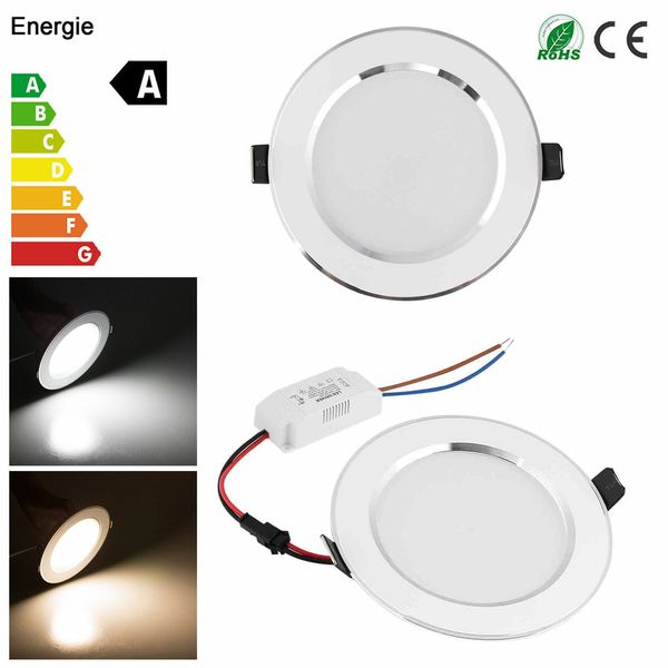 

3w 5w 7w led downlights panel downlight 85-265v recessed ceiling light 9w 12w 15w 18w 120 degree lamp