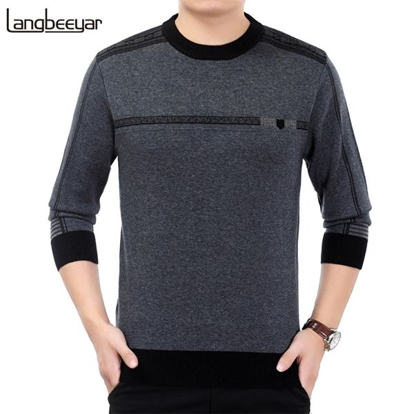 

fashion brand sweater for mens pullovers thick slim fit jumpers knitwear wool autumn korean style casual mens clothes 210818, White;black