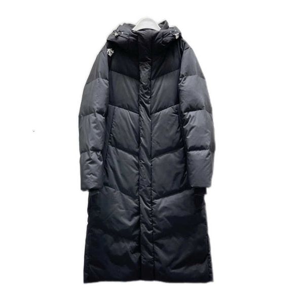 

ds family special lovers' goose down thickened long et 90% white, Black