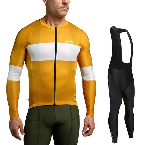 

racing sets ralvpha spring men's professional team cycling suit long sleeve mountain bike roupa ciclismo, Black;blue