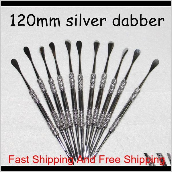 

120mm silver dabber tool for wax dry herb dab jar tool dry herb vaporizer qylpio dh_seller2010