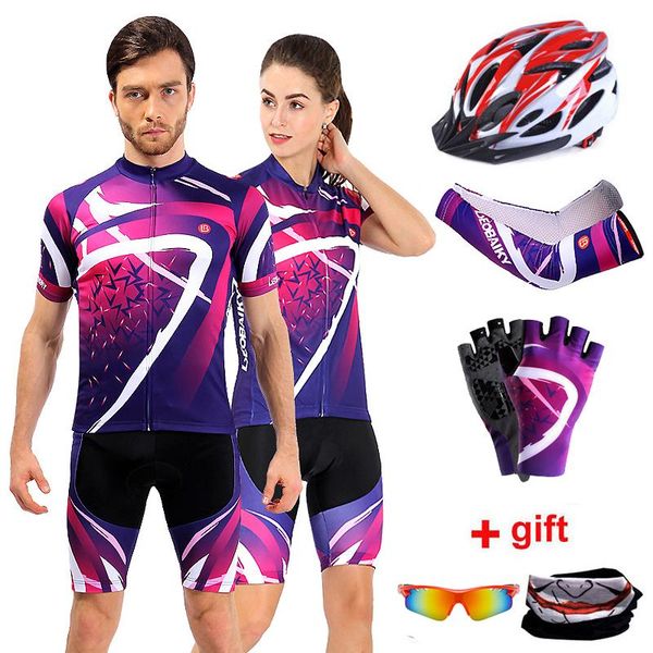 

cycling jersey set men summer pro team 2021 mountain bike clothing mtb wear bicycle clothes women cycling sets short sleeve man, Black;blue