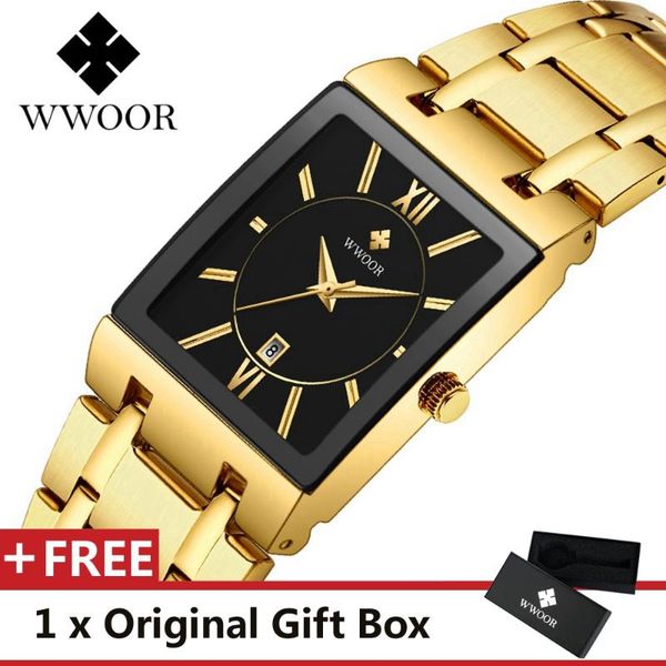 

wwoor men watch sport watches mens quartz wristwatch male clock relogio masculino wr8858-goldblack, Slivery;brown