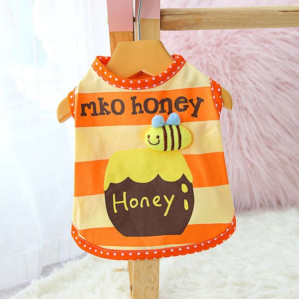 

cute honeypot t-shirt vt summer spring and autumn than xiong bomei teddy small dog cloth thin
