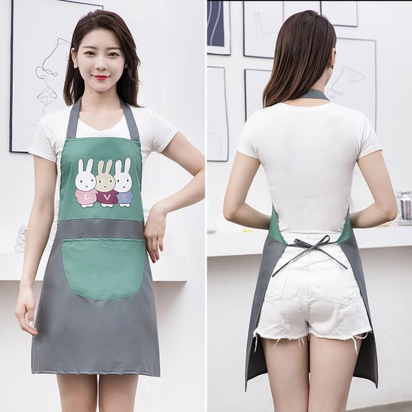 

apron kitchen home waterproof oil proof fashion lovely cooking couple work