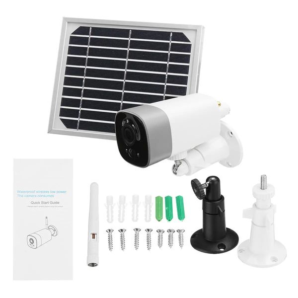 

solar power ip camera wifi surveillance camera night visions app voice intercom