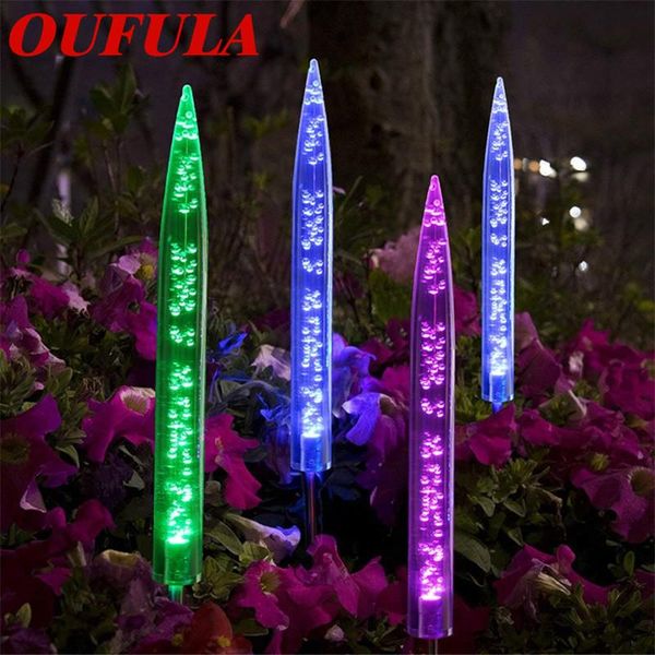 

aosong solar lawn lamp bubble outdoor waterproof garden courtyard colorful landscape lamp