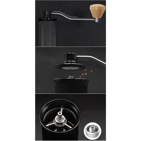 

portable manual coffee beans grinder hand crank coffee mill mini grinder j0pe