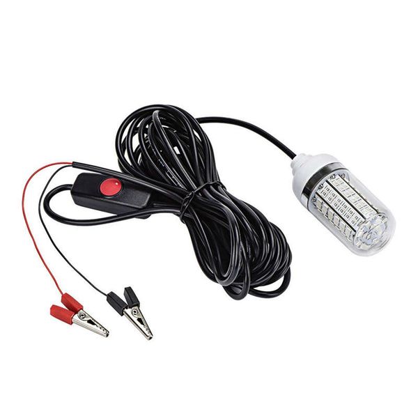 

abld-12v 15w fishing light 108pcs 2835 led underwater fishing light lures fish finder lamp attracts prawns squid krill (white