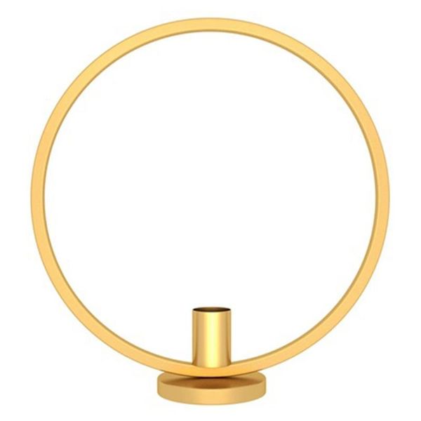 

party wedding home dining ornament candle holder ring shape iron candlestick candle holders decor