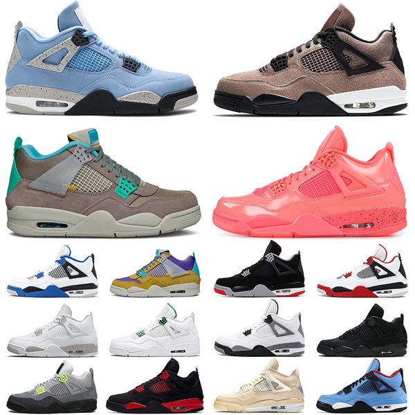 

fashion excellent jumpman 4 4s basketball shoes for women men university blue taupe haze red thunder white oreo mens trainers sports sneaker