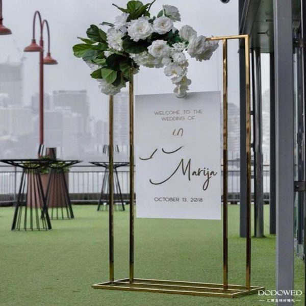 

1pcs)new design simple arch baby pink board for baby shower party rental yudao1962