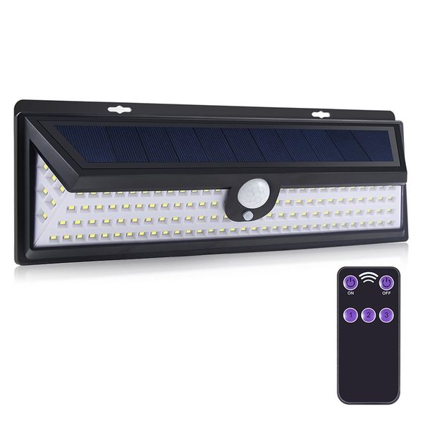 

three side solar wall 118led outdoor waterproof courtyard body induction lamp