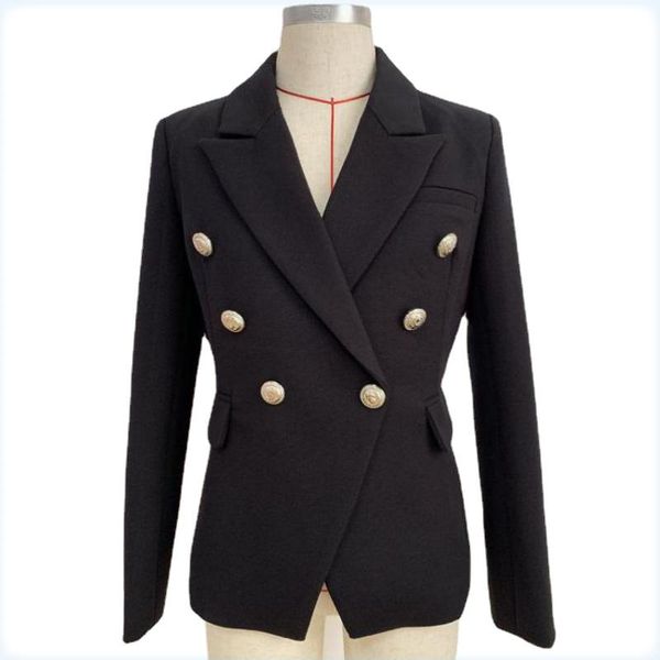 

women's suits & blazers coat jackets for women 2021 double breasted black white plus size vintage casual suit coats fashion clothing, White;black