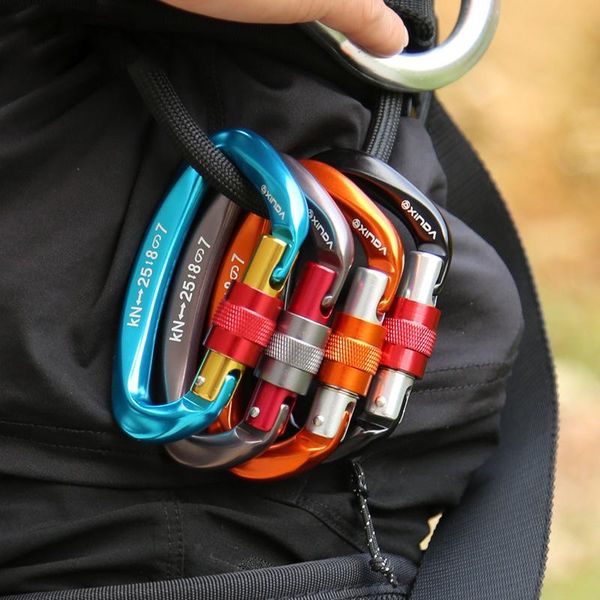 

cords, slings and webbing climbing main lock buckle quick hanging d type outdoor equipment safety
