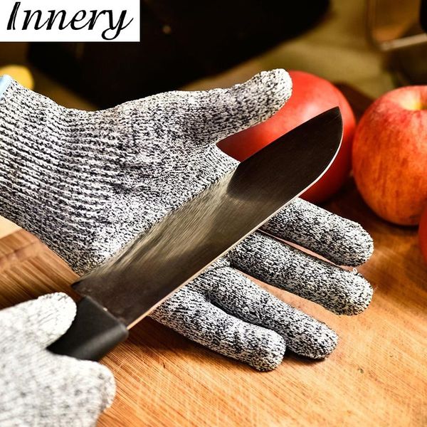

disposable gloves multi purpose cut resistant food grade kitchen cutting gloves, level 5 protection anti gadget