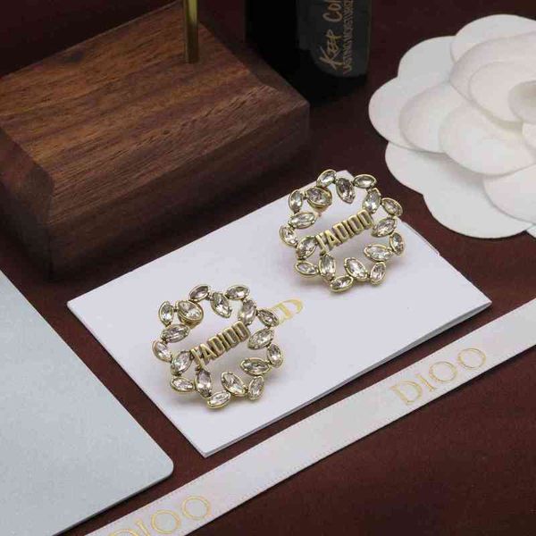 

wheat ear ring female star crystal earrings, Silver