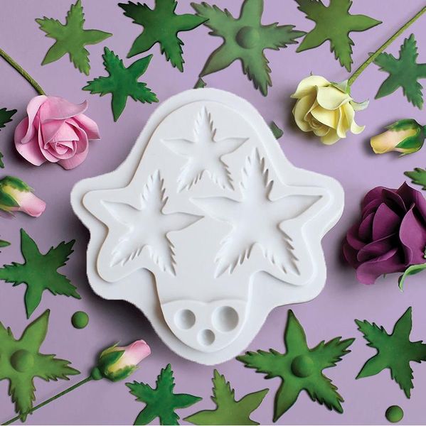 

baking moulds 1 set of pre flower calyx 3 sets mold soft sugar silica gel cake decoration tool chocolate rubber