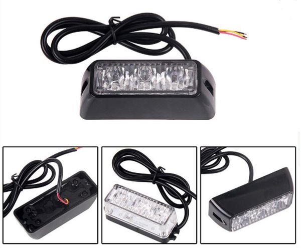 

traffic light automobile 3led flash side 12v-36v high brightness strobe power truck warning