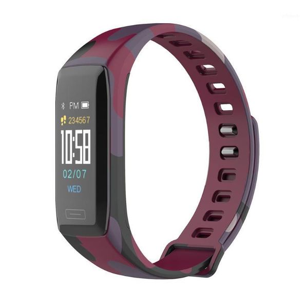 

smart wristbands bracelet heart rate monitor wristband multi-sports waterproof watch color lcd1