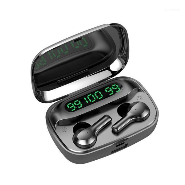 

wireless headsets with microphone waterproof noise cancel portable earbuds automatic boot pairing11