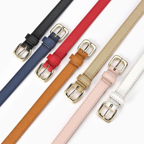 

belts euoropien pu leather designer 1.8cmskinny corset strap for women girls high waist slimming girdle colorful belt ties bands, Black;brown