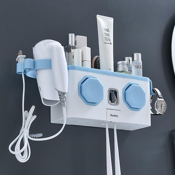 

toothbrush holders bathroom accessories organizer set holder toothpaste dispenser wall mount rack tools brush