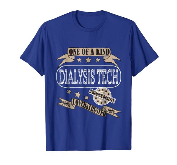 

dialysis technician shirt, White;black