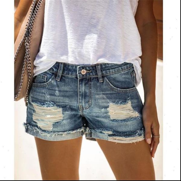 

summer women fashion denim shorts 2021 vintage mid waist ripped tassel casual short jeans femme slim streetwear, White;black