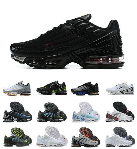 

mens tn 3 plus tuned iii running shoes tns vast parachute crater deep royal trainer triple black wolf grey white aquamarine blue nebula hype