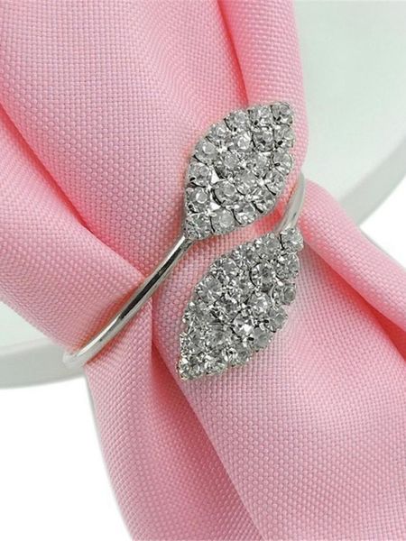 

napkin rings buckle metal hollow ring pad table accessories towel crafts jewelry home bar restaurant deskdecoration