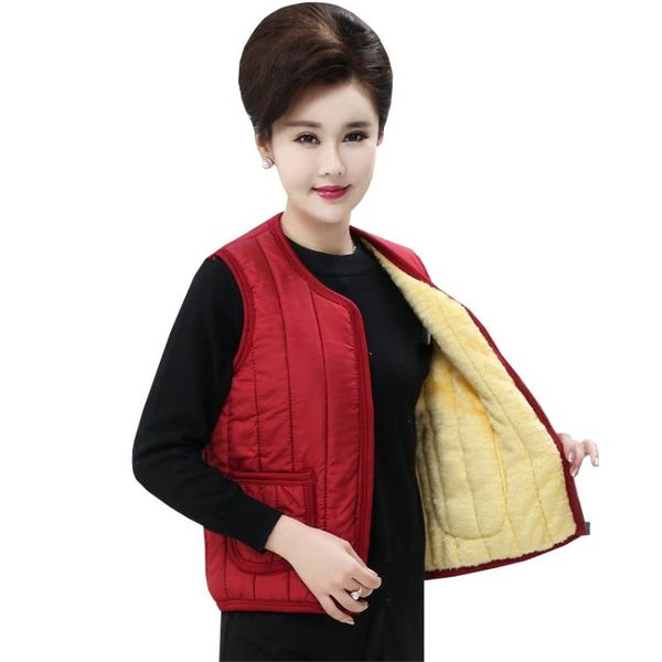 

women's vests women parka vest jacket autumn winter warm thick down cotton coats ladies sleeveless waistcoat plus size ab617, Black;white